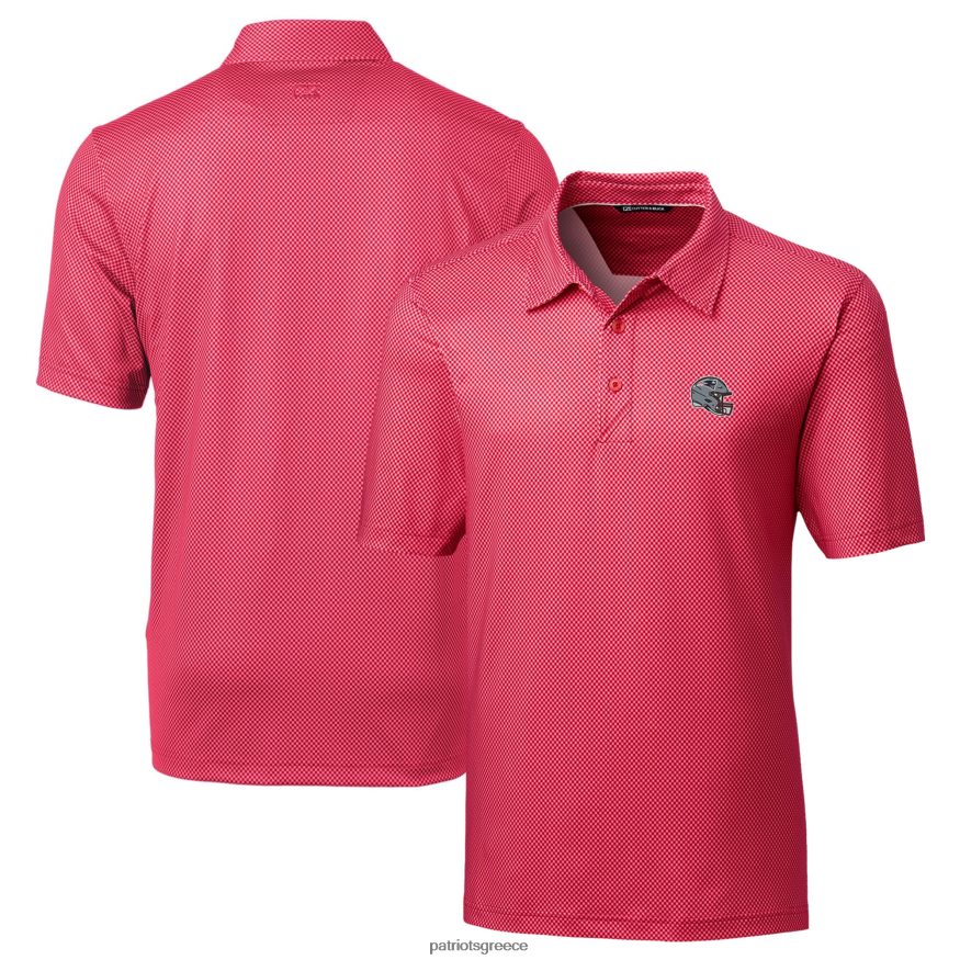 Patriots Jersey Κόφτης & Μπουκ κόκκινο κράνος λούτσος μίνι σημαιοφόρος στάμπα πόλο άνδρες είδη ένδυσης VPDHTZ1357