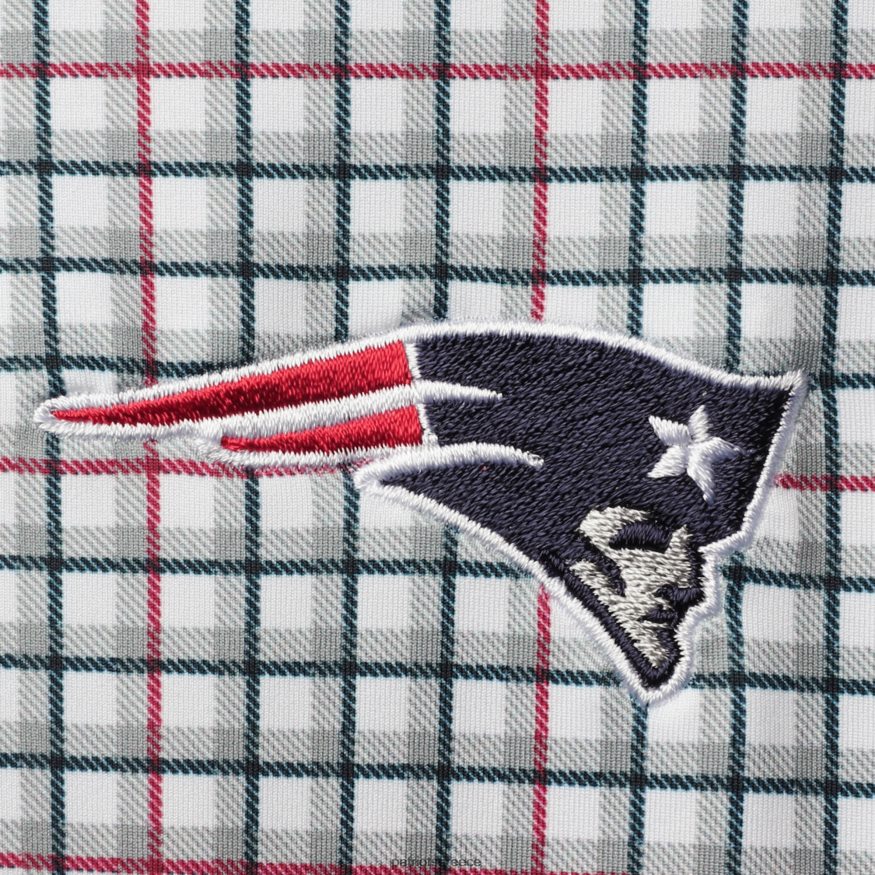 Patriots Jersey Αντίγκουα γκρι/ναυτικό πόλο με κουμπιά άνδρες είδη ένδυσης VPDHTZ1423