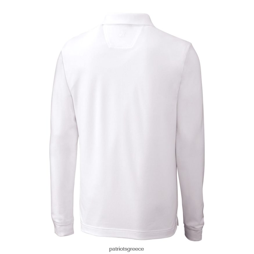 Patriots Jersey πλεονέκτημα κόφτη & μπουκ λευκό πόλο τριπλής ανάμειξης με μακρυμάνικο πόλο άνδρες είδη ένδυσης VPDHTZ1531