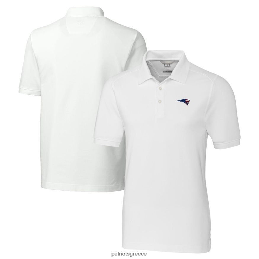 Patriots Jersey κόφτη & άσπρη μεγάλη & ψηλή πλεονέκτημα τριμελές πικέ πόλο άνδρες είδη ένδυσης VPDHTZ1567