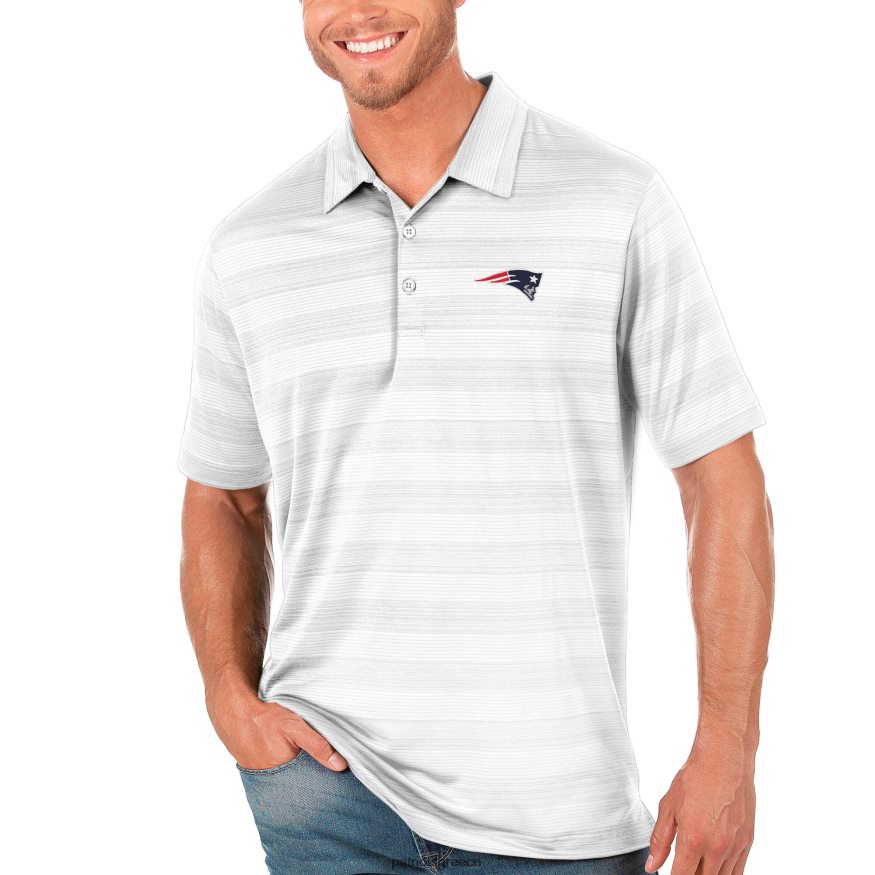 Patriots Jersey antigua λευκή πυξίδα πόλο άνδρες είδη ένδυσης VPDHTZ1579