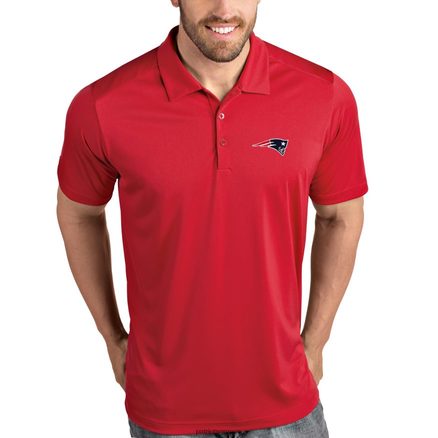 Patriots Jersey antigua tribute polo - red άνδρες είδη ένδυσης VPDHTZ1392