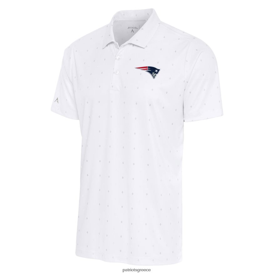 Patriots Jersey antigua white 19th hole polo άνδρες είδη ένδυσης VPDHTZ1454