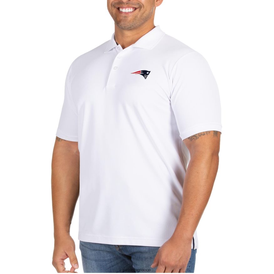 Patriots Jersey antigua white big & ψηλό legacy pique polo άνδρες είδη ένδυσης VPDHTZ1496