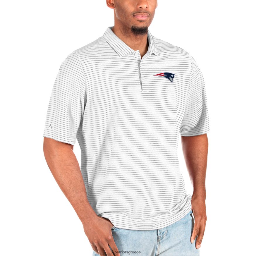 Patriots Jersey antigua white big & tall esteem polo άνδρες είδη ένδυσης VPDHTZ1502