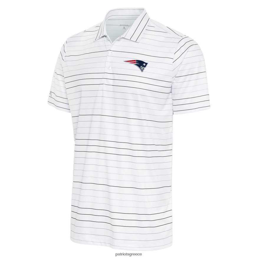 Patriots Jersey antigua white/black ryder polo άνδρες είδη ένδυσης VPDHTZ1417