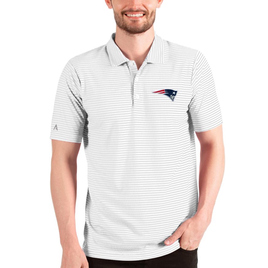 Patriots Jersey antigua white esteem polo άνδρες είδη ένδυσης VPDHTZ1480