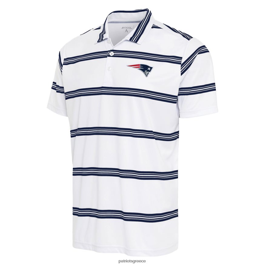 Patriots Jersey antigua white/navy groove polo άνδρες είδη ένδυσης VPDHTZ1434