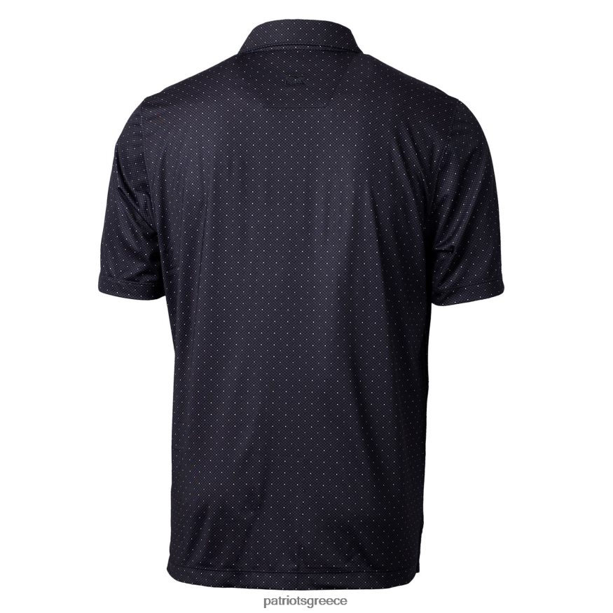 Patriots Jersey cutter & buck μαύρο λογότυπο στρετ πόλο μεγάλο και ψηλό λούτσο με διπλή κουκκίδα άνδρες είδη ένδυσης VPDHTZ1472