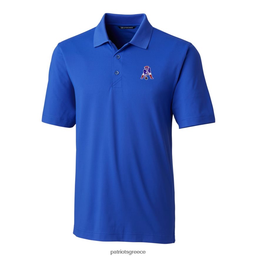 Patriots Jersey cutter & buck blue throwback logo forge stretch polo άνδρες είδη ένδυσης VPDHTZ1562