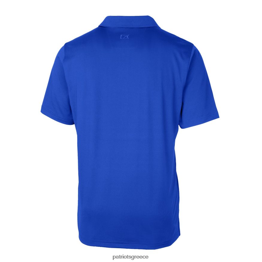 Patriots Jersey cutter & buck blue throwback logo forge stretch polo άνδρες είδη ένδυσης VPDHTZ1562