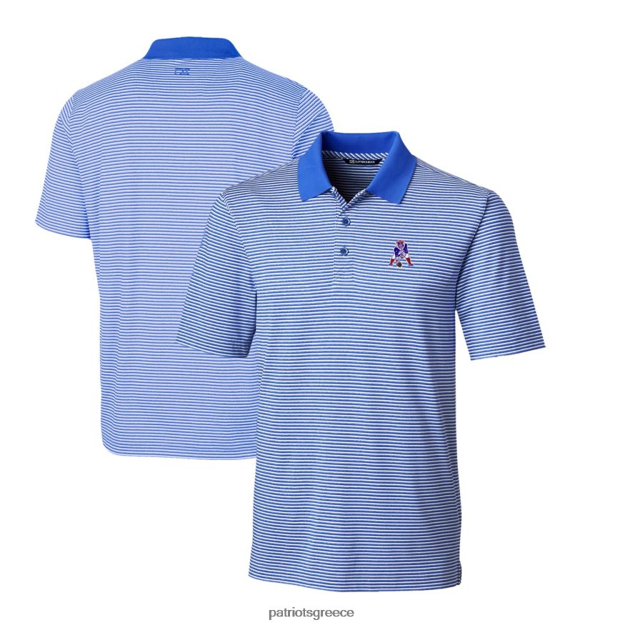 Patriots Jersey cutter & buck blue throwback logo σφυρηλάτηση τονικών λωρίδων stretch polo άνδρες είδη ένδυσης VPDHTZ1603