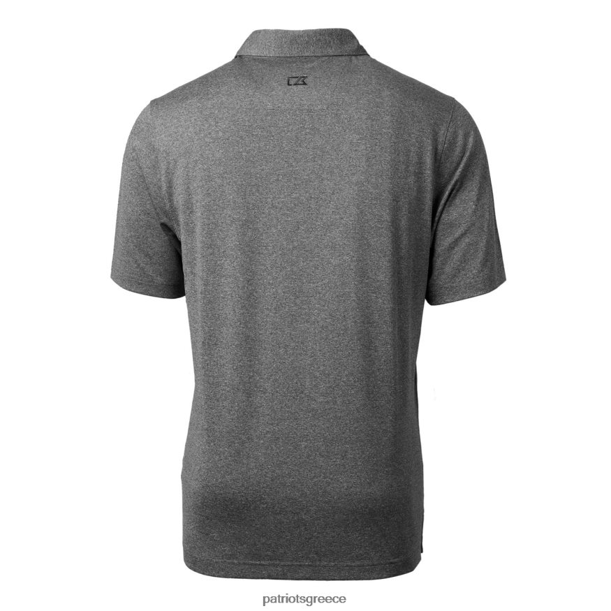 Patriots Jersey cutter & buck heather κάρβουνο λογότυπο σφυρηλάτησης ερείκης stretch polo άνδρες είδη ένδυσης VPDHTZ1598