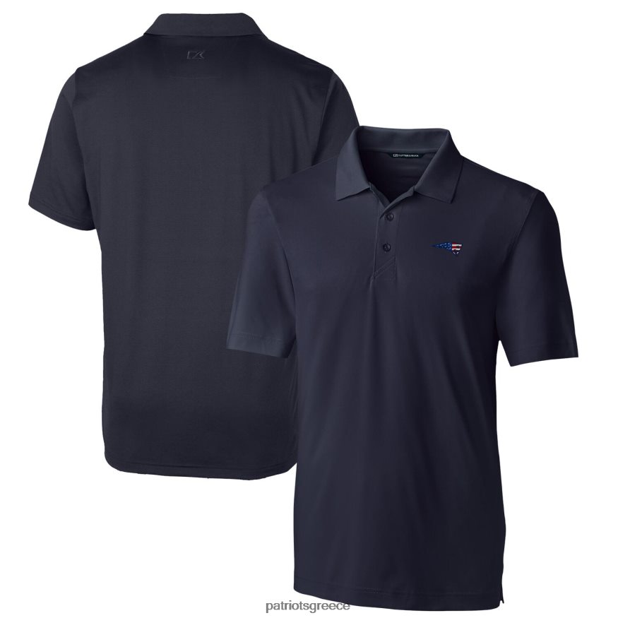Patriots Jersey cutter & buck navy big & tall team forge stretch polo άνδρες είδη ένδυσης VPDHTZ1583