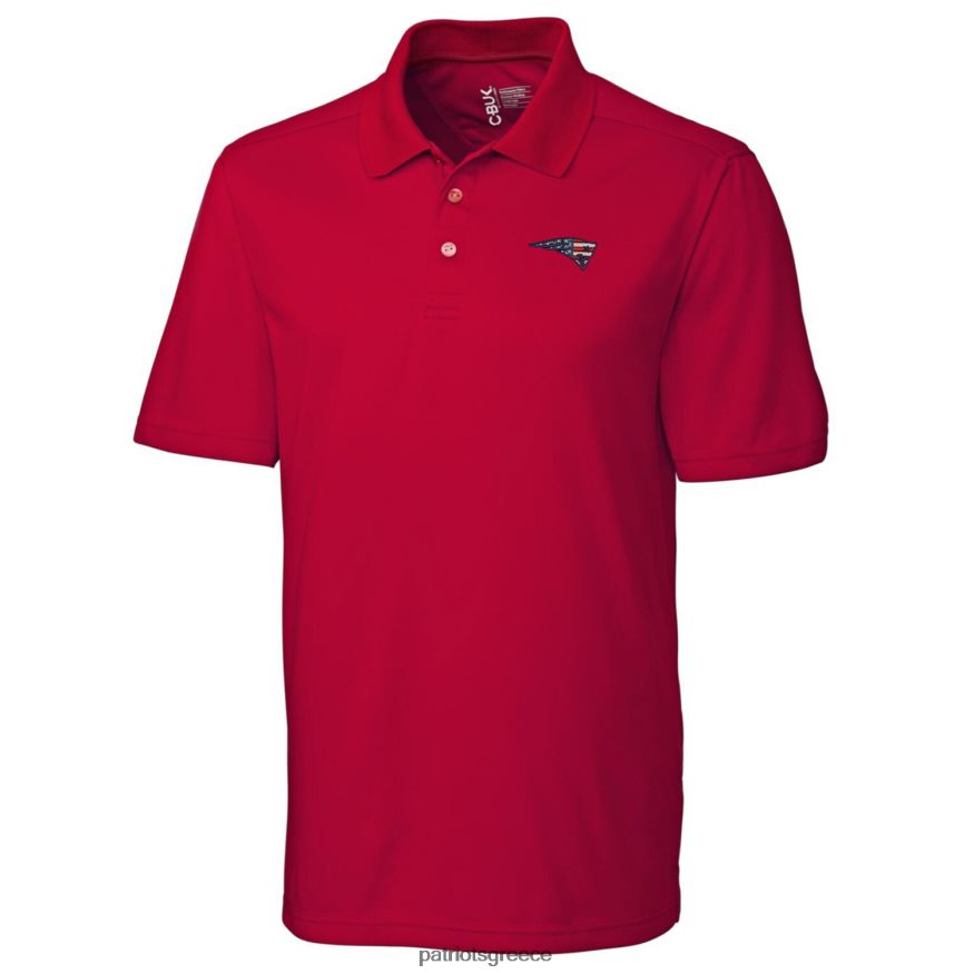 Patriots Jersey cutter & buck red americana fairwood polo άνδρες είδη ένδυσης VPDHTZ1517