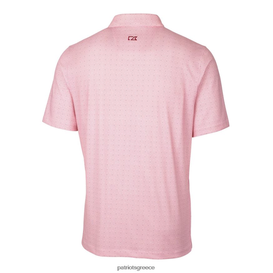 Patriots Jersey cutter & buck red americana μεγάλο & ψηλό λούτσο με διπλή κουκκίδα stretch polo άνδρες είδη ένδυσης VPDHTZ1471