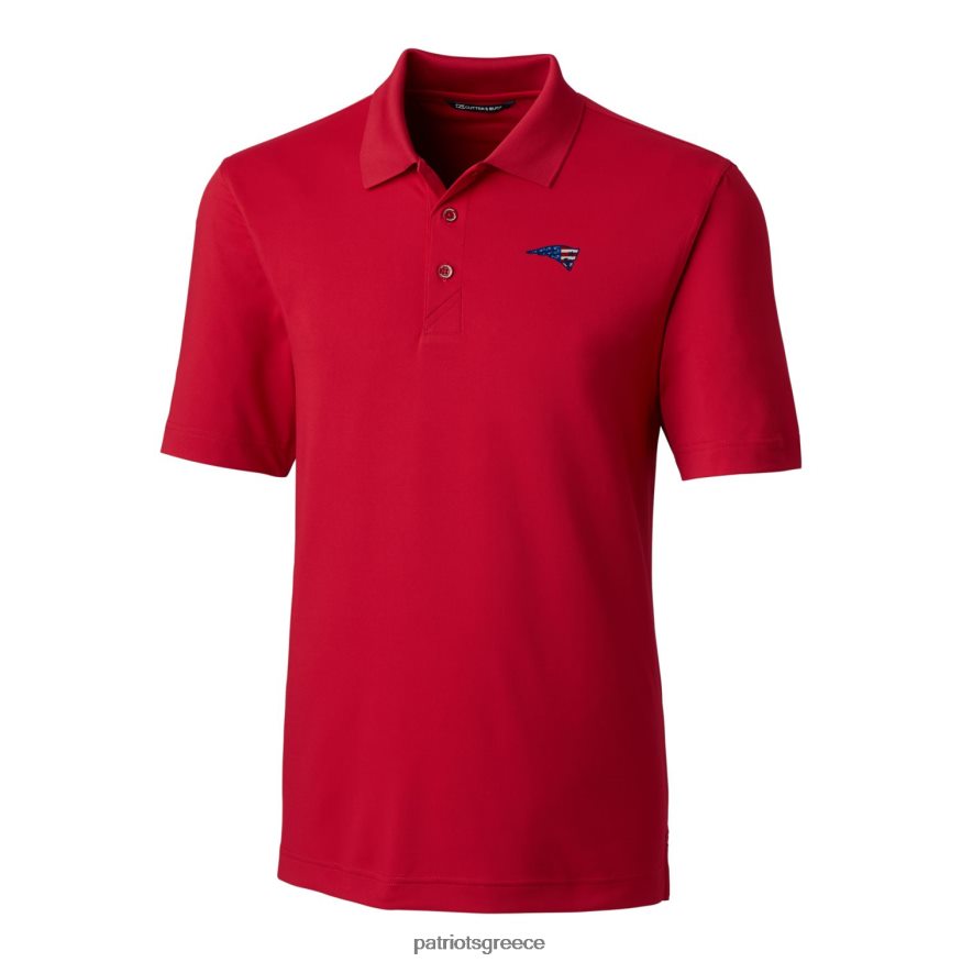 Patriots Jersey cutter & buck red big & ψηλό forge stretch polo άνδρες είδη ένδυσης VPDHTZ1491