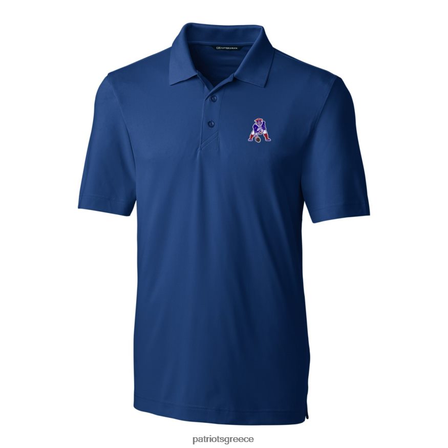 Patriots Jersey cutter & buck royal throwback logo forge stretch polo άνδρες είδη ένδυσης VPDHTZ1461