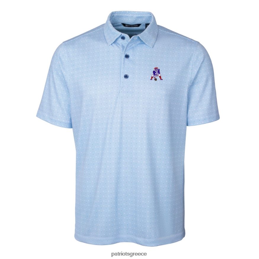 Patriots Jersey cutter & buck royal throwback λογότυπο λούτσων με διπλή κουκκίδα stretch polo άνδρες είδη ένδυσης VPDHTZ1373