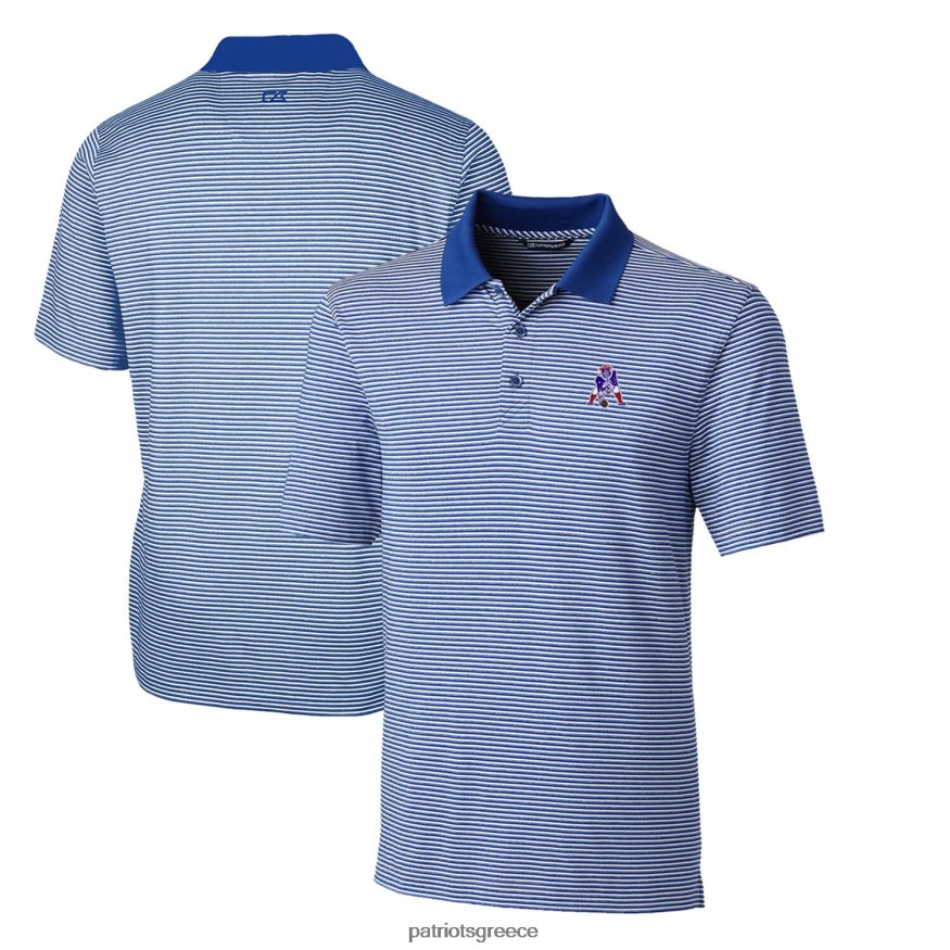 Patriots Jersey cutter & buck royal throwback λογότυπο μεγάλο & ψηλό σφυρήλατο τονικό λωρίδα stretch polo άνδρες είδη ένδυσης VPDHTZ1591