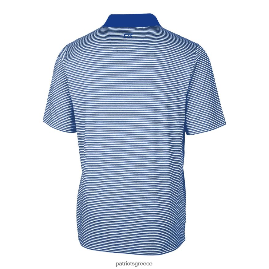 Patriots Jersey cutter & buck royal throwback λογότυπο μεγάλο & ψηλό σφυρήλατο τονικό λωρίδα stretch polo άνδρες είδη ένδυσης VPDHTZ1591