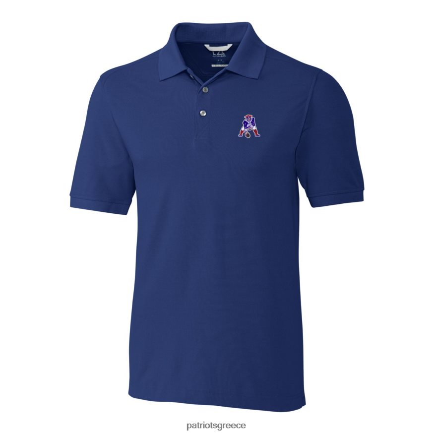 Patriots Jersey cutter & buck royal πλεονέκτημα tri-blend pique big & ψηλό backback polo άνδρες είδη ένδυσης VPDHTZ1462