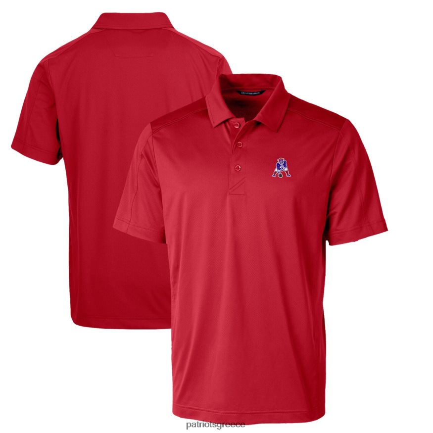 Patriots Jersey cutter & buck κόκκινο λογότυπο προοπτική ανάγλυφης stretch polo άνδρες είδη ένδυσης VPDHTZ1415