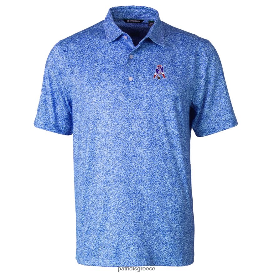 Patriots Jersey cutter & buck μπλε λογότυπο λούτσων αστερισμός stretch polo άνδρες είδη ένδυσης VPDHTZ1551