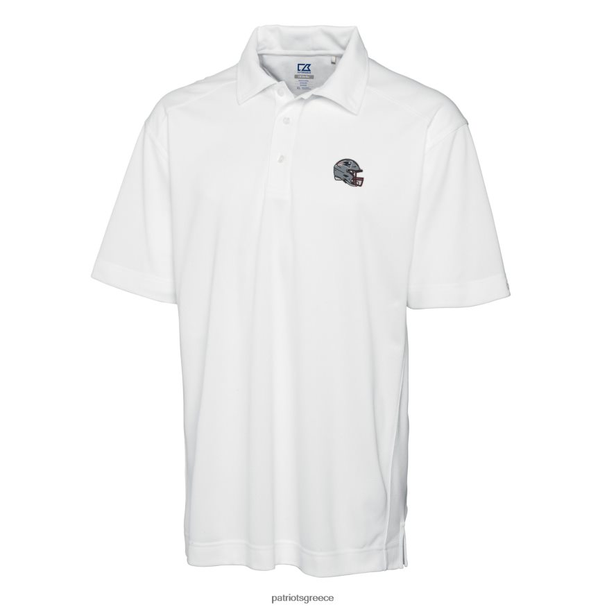 Patriots Jersey Κόφτης και άσπρο κράνος τύπου drytec με ανάγλυφη μασίφ πόλο άνδρες είδη ένδυσης VPDHTZ1315