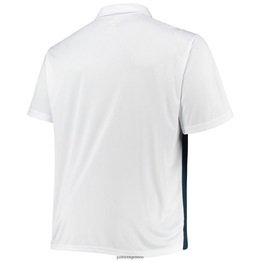 Patriots Jersey λευκό/ναυτικό μεγάλο & ψηλό fade polo άνδρες είδη ένδυσης VPDHTZ1395