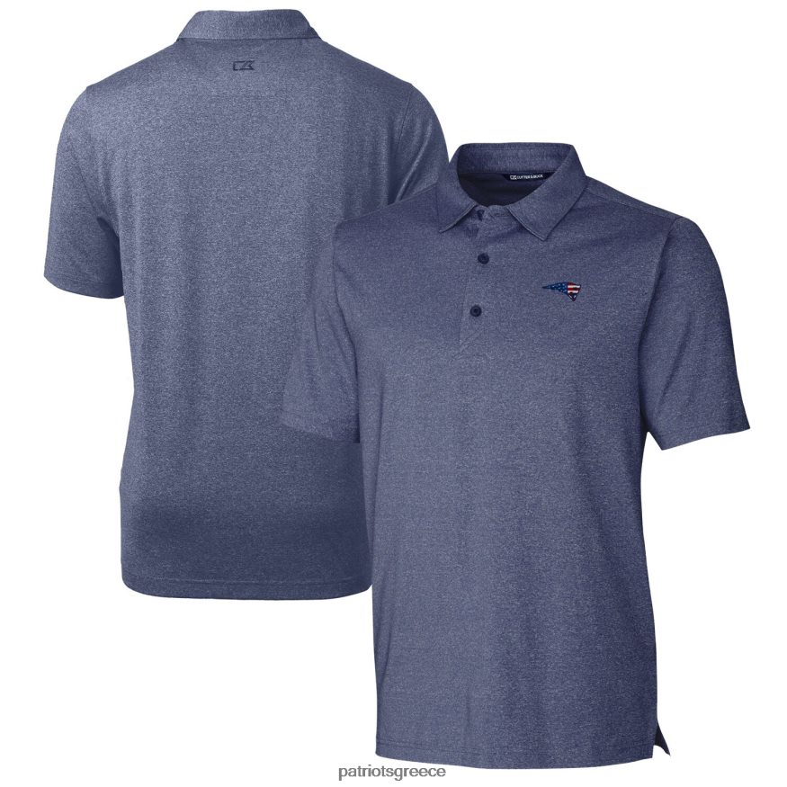 Patriots Jersey Κόφτης & μπουκ ελικοειδή navy forge stretch polo άνδρες είδη ένδυσης VPDHTZ1545