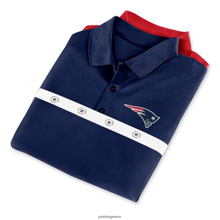 Patriots Jersey φανατικοί επώνυμα navy/red σπίτι και εκτός έδρας σετ πόλο 2 συσκευασιών άνδρες είδη ένδυσης VPDHTZ1327