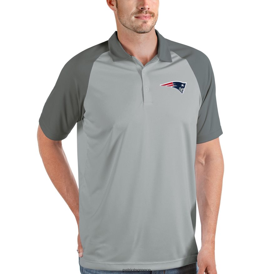 Patriots Jersey αντίγκουα γκρι/ατσάλι nova polo άνδρες είδη ένδυσης VPDHTZ1495