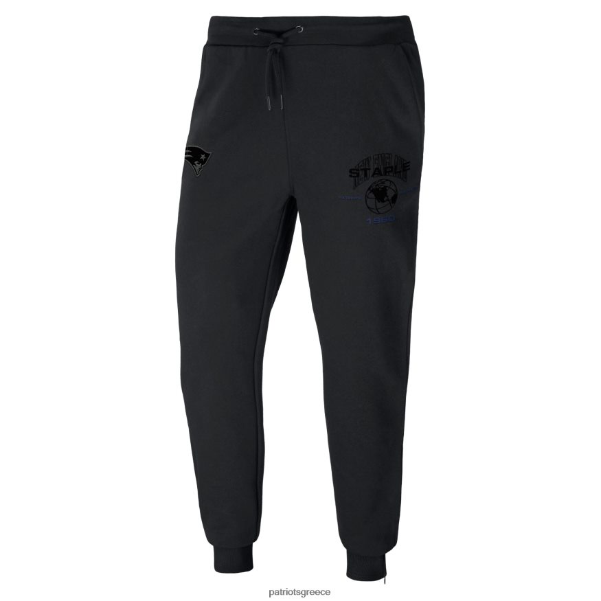 Patriots Jersey nfl x staple μαύρο globe fleece παντελόνι άνδρες είδη ένδυσης VPDHTZ1249