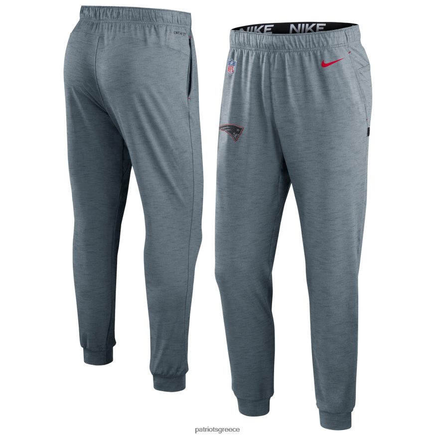 Patriots Jersey Σαλόνι παντελόνι απόδοσης παικτών nike heather γκρι πλευρικό pop player άνδρες είδη ένδυσης VPDHTZ1245