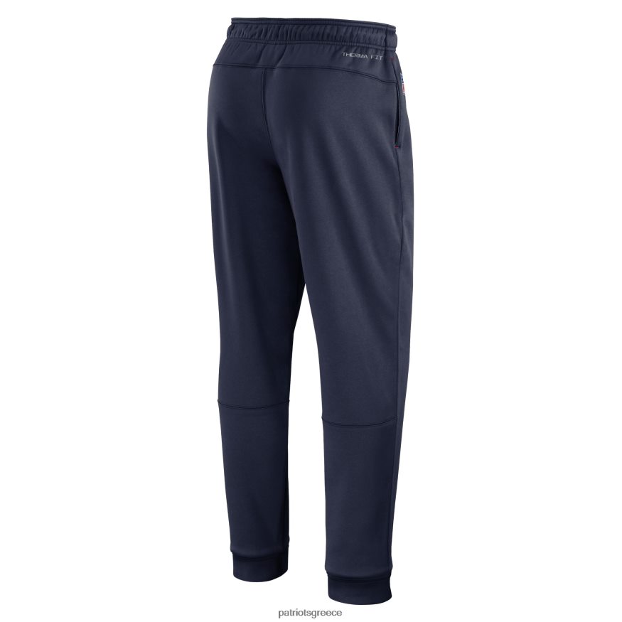 Patriots Jersey Παντελόνι απόδοσης με λογότυπο nike navy sideline άνδρες είδη ένδυσης VPDHTZ1243