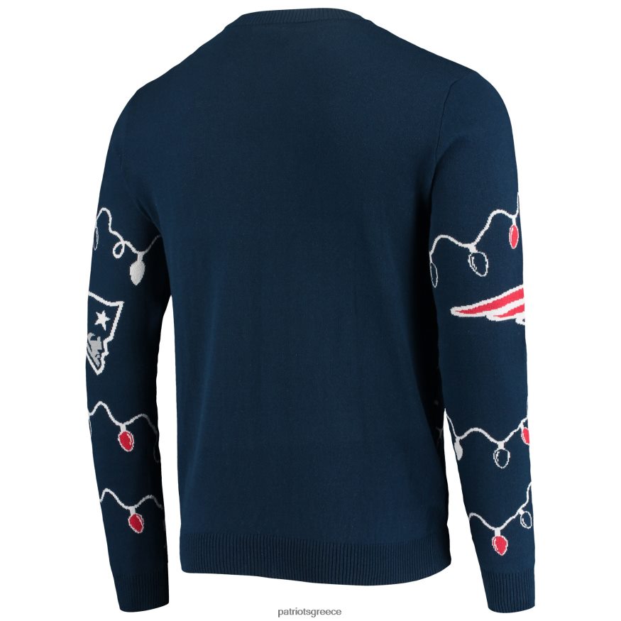 Patriots Jersey Foco Navy light-up άσχημο πουλόβερ άνδρες είδη ένδυσης VPDHTZ1654