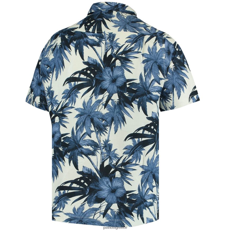 Patriots Jersey Τόμι Μπαχάμα Ναυτικό Σπορ λιμάνι νησί ιβίσκου πουκάμισο με κουμπιά άνδρες είδη ένδυσης VPDHTZ1681