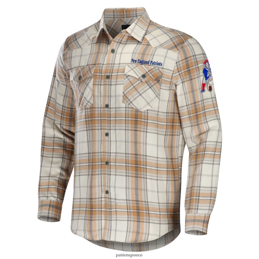 Patriots Jersey nfl x darius rucker συλλογή από φανατικούς φανελένιο μακρυμάνικο πουκάμισο με κουμπιά άνδρες είδη ένδυσης VPDHTZ1633
