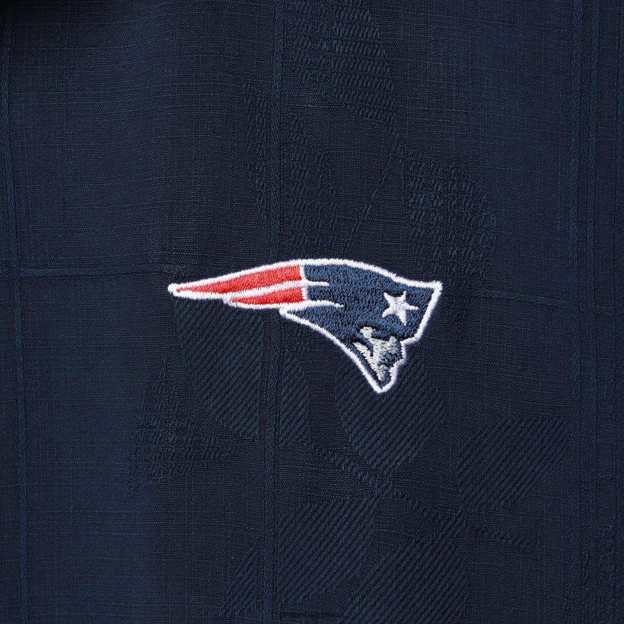 Patriots Jersey Πουκάμισο tommy bahama navy azule oasis με κουμπιά άνδρες είδη ένδυσης VPDHTZ1637