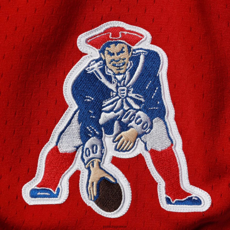 Patriots Jersey Mitchell & ness red just don gold rush σορτς άνδρες είδη ένδυσης VPDHTZ1699