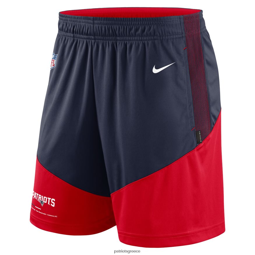 Patriots Jersey Σορτς nike navy/κόκκινο πλάγιο πρωτεύον lockup performance άνδρες είδη ένδυσης VPDHTZ1696