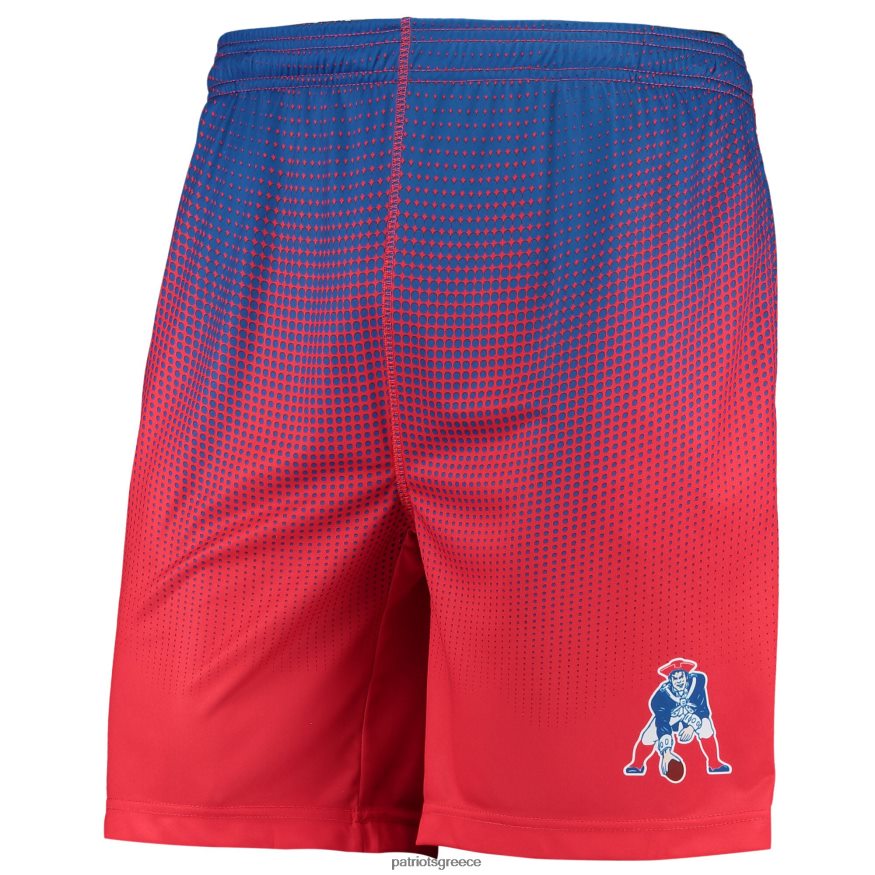 Patriots Jersey σορτς προπόνησης ντεγκραντέ pixel με ιστορικό λογότυπο foco royal/κόκκινο άνδρες είδη ένδυσης VPDHTZ1719