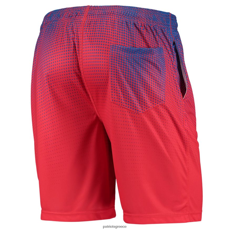 Patriots Jersey σορτς προπόνησης ντεγκραντέ pixel με ιστορικό λογότυπο foco royal/κόκκινο άνδρες είδη ένδυσης VPDHTZ1719