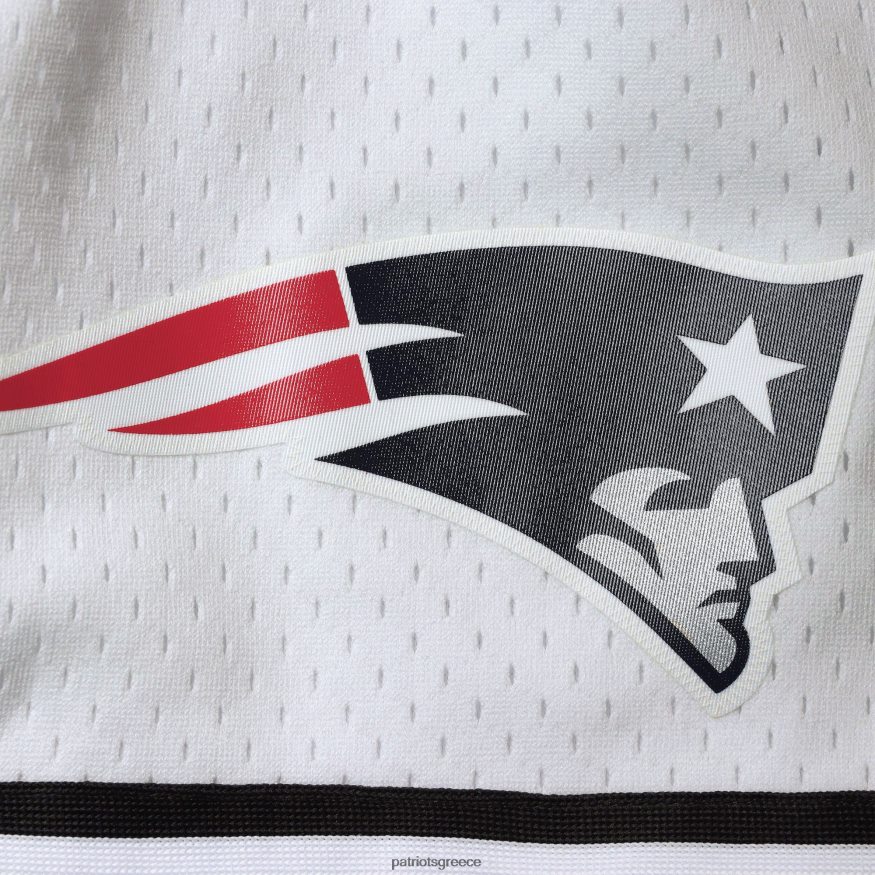 Patriots Jersey pro standard λευκό διχτυωτό σορτς άνδρες είδη ένδυσης VPDHTZ1714