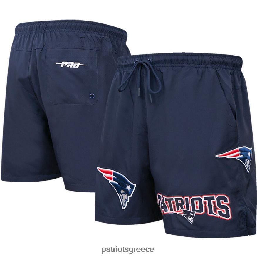 Patriots Jersey pro standard ναυτικό υφαντό σορτς άνδρες είδη ένδυσης VPDHTZ1739