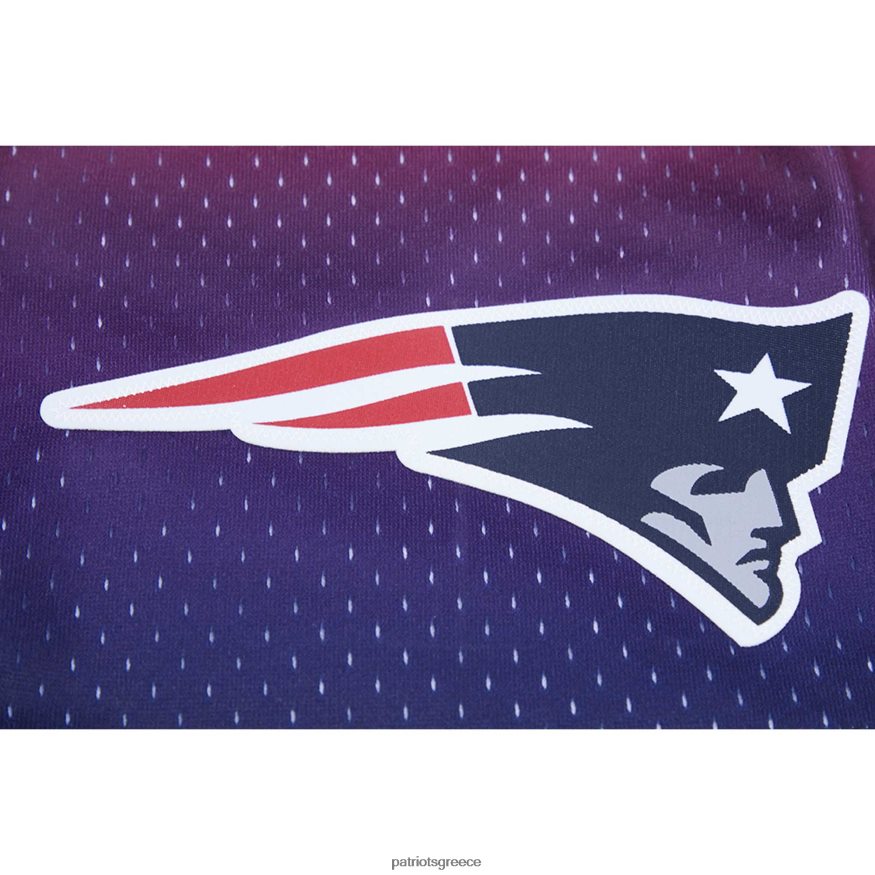 Patriots Jersey pro standard ναυτικό/κόκκινο σορτς ombre mesh άνδρες είδη ένδυσης VPDHTZ1711