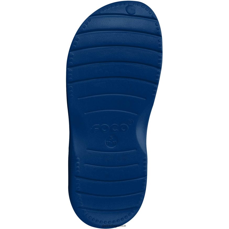 Patriots Jersey παντόφλες τσόκαρα foco navy μεγάλο λογότυπο με επένδυση σέρπα άνδρες είδη υπόδησης VPDHTZ100
