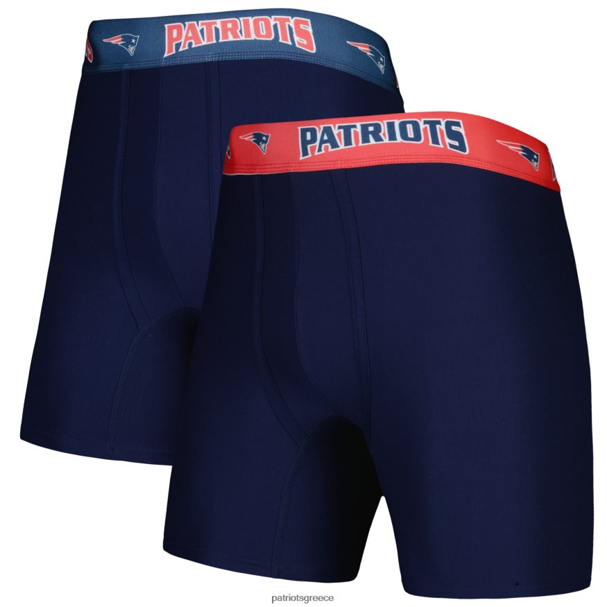 Patriots Jersey concepts sport navy/κόκκινο σετ μποξεράκι 2 συσκευασιών άνδρες είδη ένδυσης VPDHTZ1753