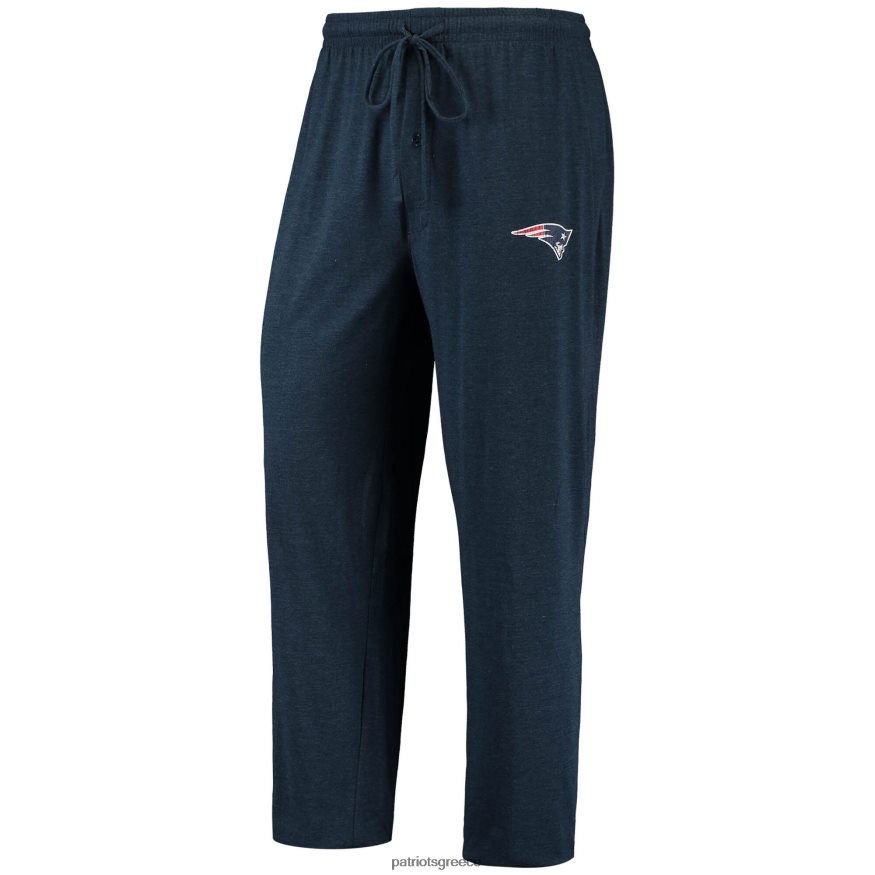 Patriots Jersey concepts sport navy/κόκκινο σετ ύπνου με μακρύ μανίκι μπλουζάκι & παντελόνι άνδρες είδη ένδυσης VPDHTZ1746